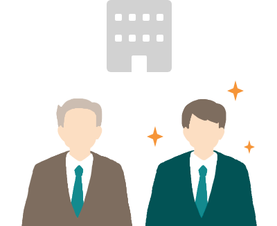 事業承継 従業員承継のイラスト